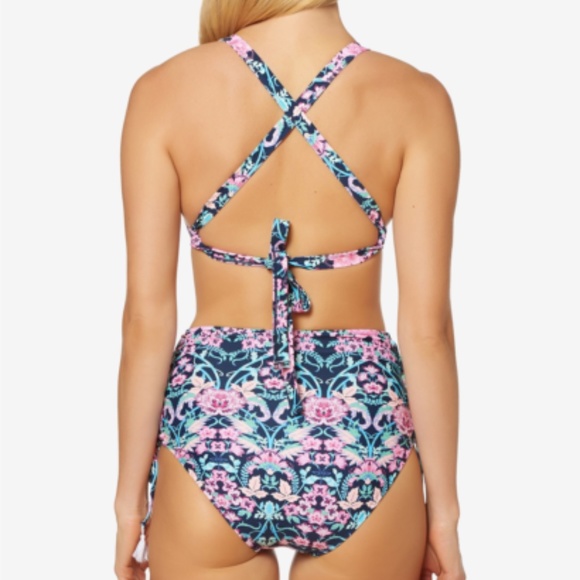 Jessica Simpson Full Support Cross Back Bikini - Picture 2 of 6